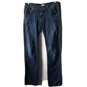 Hudson Beth Low Rise Baby Bootcut Medium Wash Stretch Jeans W176DMC Size 29